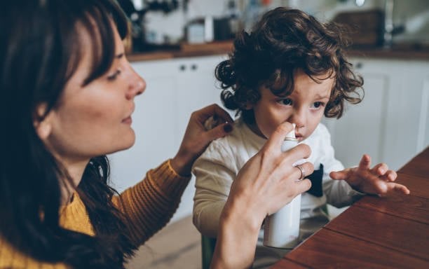 How to Wash a Child's Nose with Saline